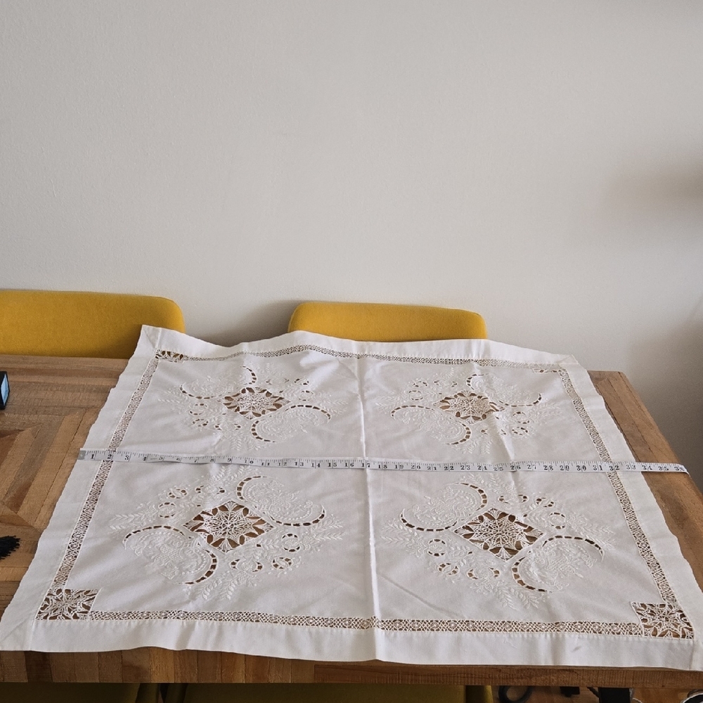 Elegant White Tablecloth